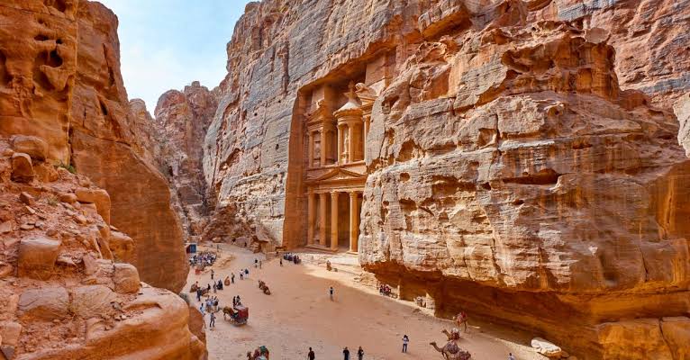 The Treasury at Petra, Jordan